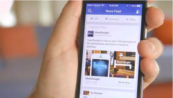 Facebook广告投放移动版动态消息